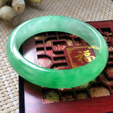 Gift Certificate Natural Burma Jade 5mm-62mm Light Green Bracelet