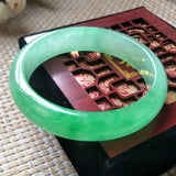 Gift Certificate Natural Burma Jade 5mm-62mm Light Green Bracelet