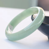 Emerald A-Class Carved 54mm-62mm Light Bracelet Gift