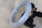 Jade A-Class Carved 54mm-62mm Purple Bracelet Gift
