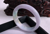 Jade A-Class Carved 54mm-62mm Light Purple Bracelet Gift