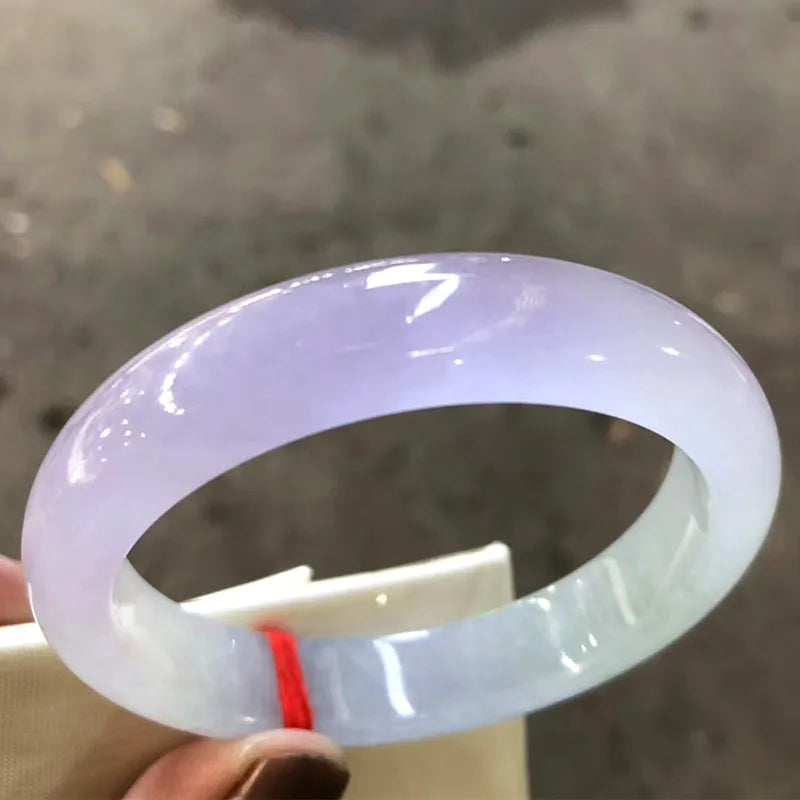 Natural Myanmar Jade Ice Purple Bracelet Princess Gift