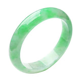 Jade A-Class 54-62mm Green Two-color Bracelet Princess Bracelet Gift