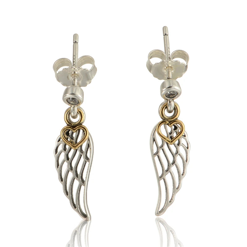Silver 925 Long Chain Drop Earrings Women Sterling Silver Jewelry
