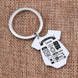 Baby Souvenir Key Chain Siamese Shape First Parents Gift Couple Charm