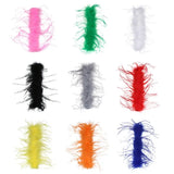Ostrich Feather Slap Bracelet Cuff Sleeves Hair Accessory