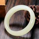 Jade Bangle Natural Jade Bracelet Hand-carved Bangle Charm Jewellery
