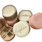 Personalized Bridesmaid Party Jewelry Travel Case