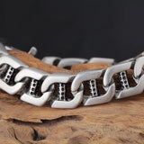 XMAS 89g Stainless Steel Link Bracelet 8.66''