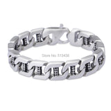XMAS 89g Stainless Steel Link Bracelet 8.66''
