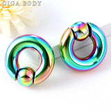 Stainless Steel Piercing Hoop Rings Tragus Ear Tunnels Body Jewelry