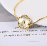 Clover Hot Plant Flowers Stainless Steel Bracelet