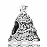 Sterling Silver Santa Gingerbread House Charm