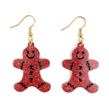 Gingerbread Man Earrings Silicone Mold for DIY Crafts