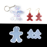 Gingerbread Man Earrings Silicone Mold for DIY Crafts