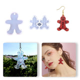 Gingerbread Man Earrings Silicone Mold for DIY Crafts