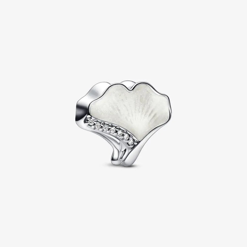 Gingko Leaf Sterling Silver Beads for Bracelet Making