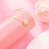Gingko Leaf Pendant Necklace 925 Sterling Silver for Women