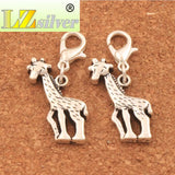 Giraffe Fawn Charms Clasp Lobster Trigger Clip 12Pcs C038
