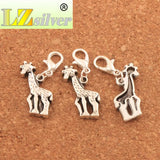 Giraffe Fawn Charms Clasp Lobster Trigger Clip 12Pcs C038