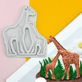 Giraffe Lion Elephant Silicone Cake Decorating Tools Fondant Mold