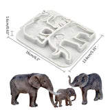 Giraffe Lion Elephant Silicone Cake Decorating Tools Fondant Mold