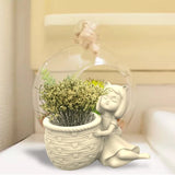 Concrete Silicone Pot Mold for Succulent Flowerpot DIY