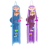 Girl Bow Chuck Headband Tassel Storage Rack for Hair Accessories