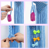 Girl Bow Chuck Headband Tassel Storage Rack for Hair Accessories