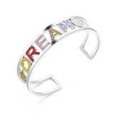 Stainless Steel Big C Shape Open Bracelet for Women