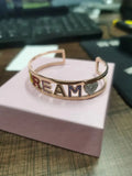 Stainless Steel Big C Shape Open Bracelet for Women