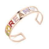Stainless Steel Big C Shape Open Bracelet for Women