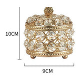 Crystal Earrings Ring Jewelry Box - Multi-function Storage
