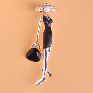 Girl Enamel Hijab Accessories Brooches Bag Ladies Brooch Pins Scarf Accessories