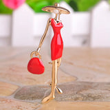 Girl Enamel Hijab Accessories Brooches Bag Ladies Brooch Pins Scarf Accessories