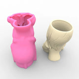 DIY Succulents Concrete Flower Pot Vase Silicone Mold
