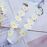 Girl Lace Gothic Choker Vintage Velvet Daisy Flower Necklace