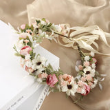 Girl Lady Flower Wreath Garland Crown for Wedding Party