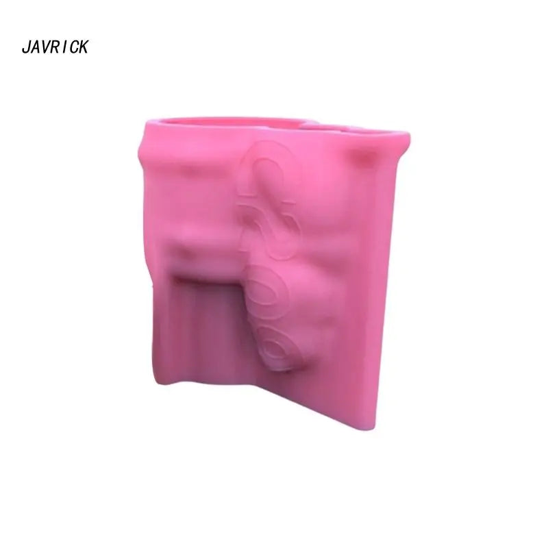 Silicone Mold for Barrel Gypsum Flower Pot Craft