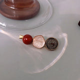 Retro Disc Hair Clip Female Clip Headdress