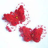 Girl's Tiara Lace Butterfly Hair Pin Flower Child's Hair Pin Trim