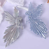 Girl with Flute Angel Mirror Silicone Mold DIY Crystal Epoxy Resin Mould