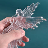 Girl with Flute Angel Mirror Silicone Mold DIY Crystal Epoxy Resin Mould