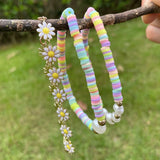 Bohemia Colorful Soft Pottery Pearl Bracelet