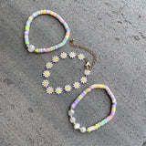 Bohemia Colorful Soft Pottery Pearl Bracelet
