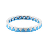 Girlgo Bohemia Multicolor Stretch Enamel Bracelet for Women