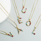 Girls 26 English Letter Clavicle Chain Bohemia Style