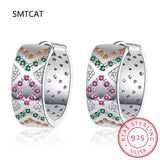 Fine Geometric Hoop Earrings for Women Lady Wedding Party