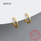 925 Silver Twist Hoop Earrings For Women DS4258