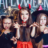 Halloween Goth Girl Punk Gothic Cosplay Party Bat Bell Women Decorative